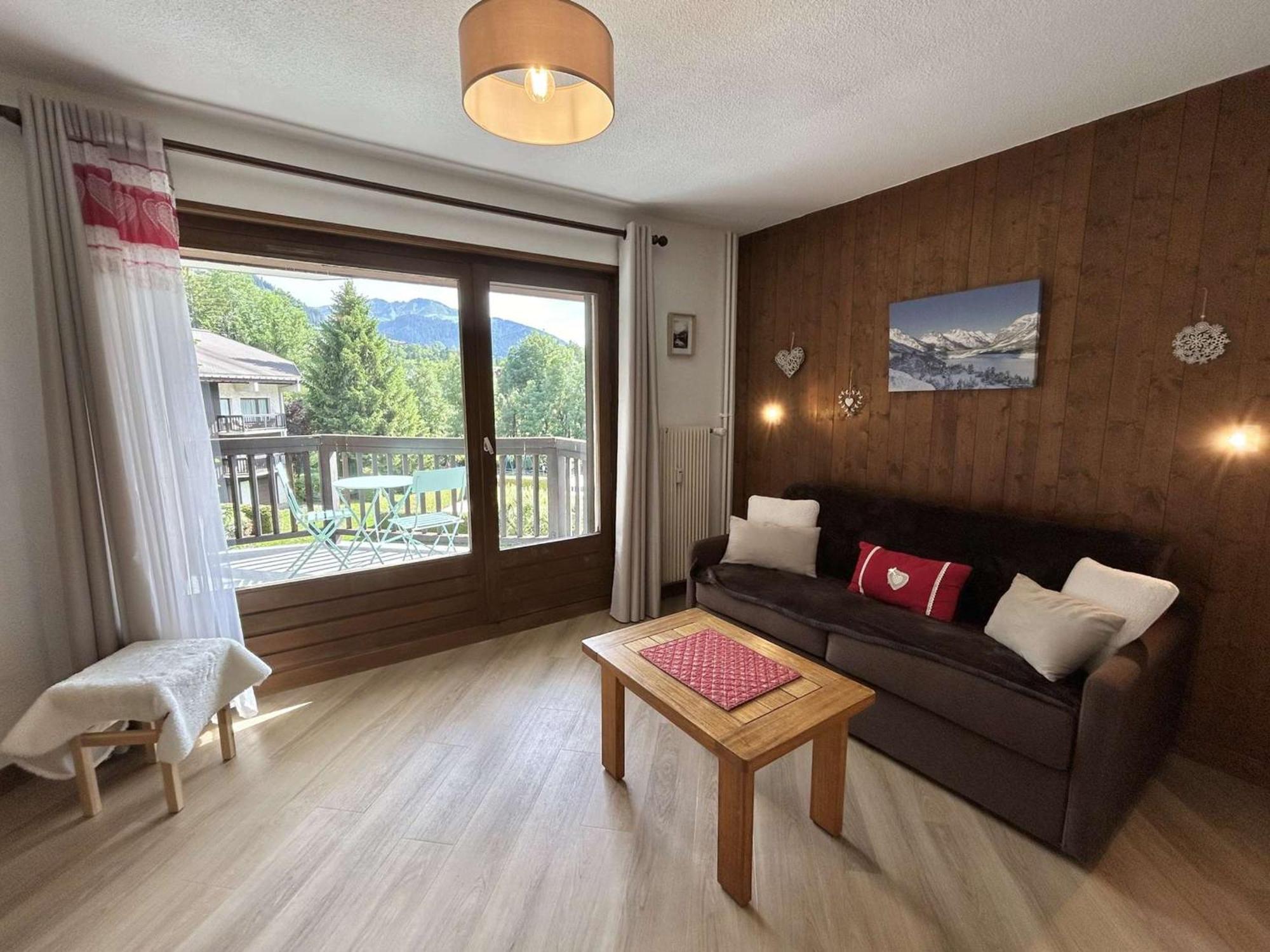 Studio Avec Piscine Chauffee, Tennis & Balcon - 4 Couchages A Megeve - Fr-1-597-14 Megève Exterior foto